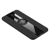 XINLI Stitching Cloth Textue Shockproof TPU Protective Case with Ring Holder
